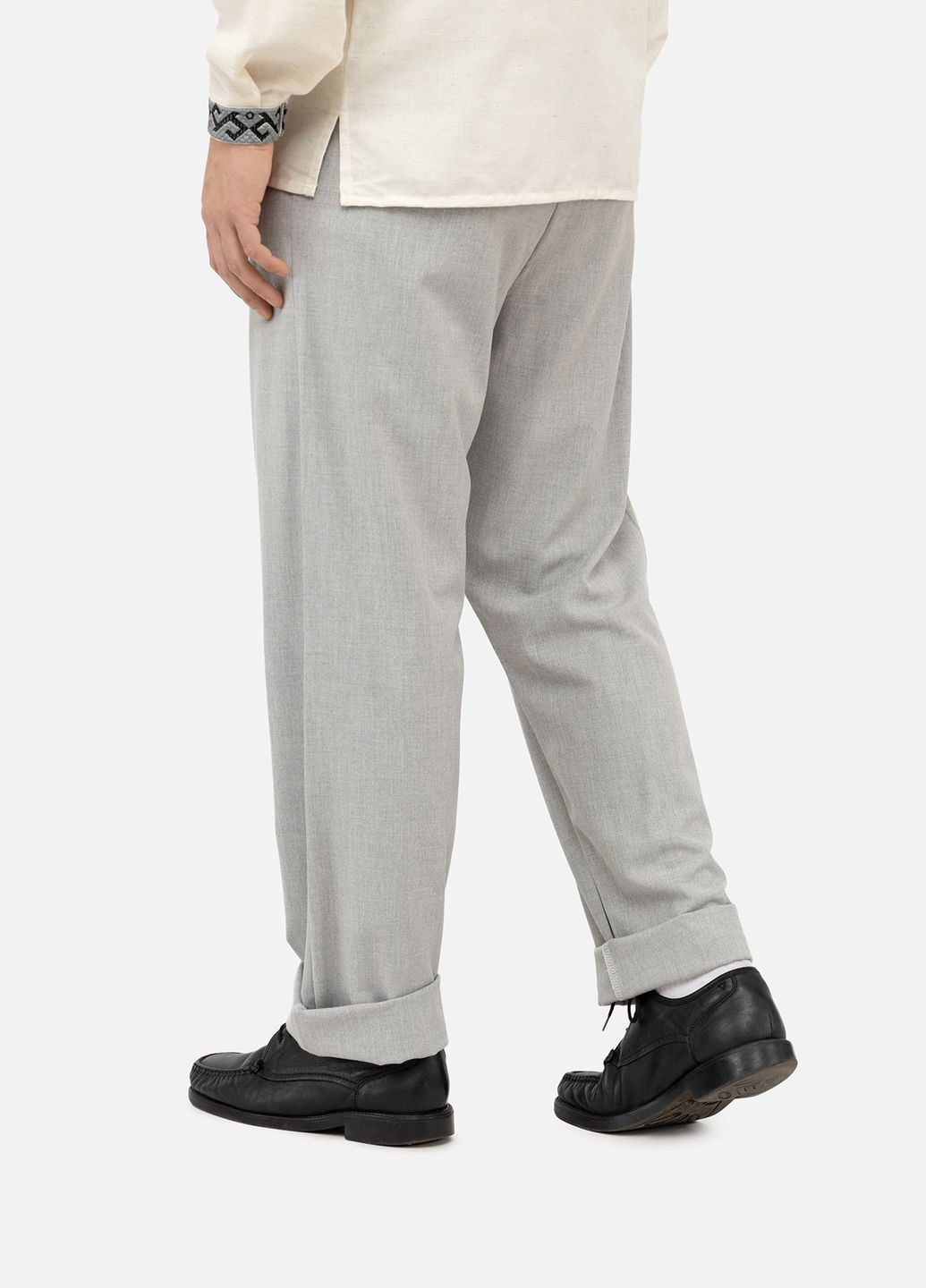Чоловічі штани колір сірий ЦБ-00241578 Figo (283250376)