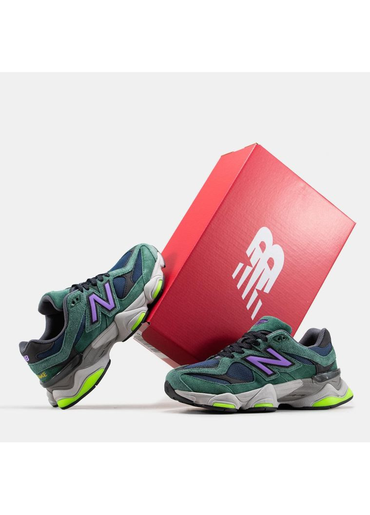 Серые демисезонные кроссовки мужские new balance 9060 green нью беланс 9060 No Brand