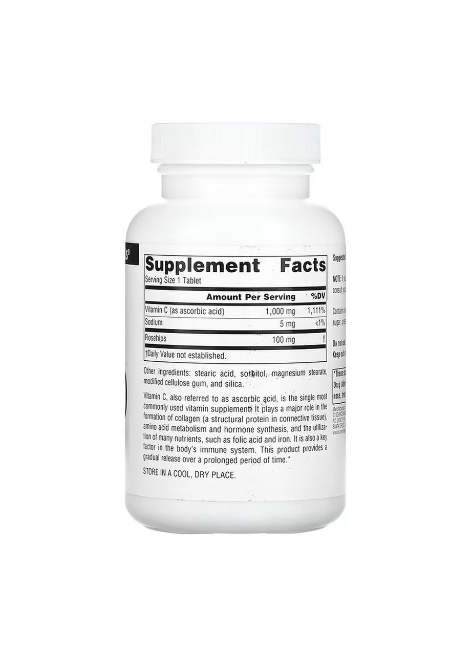 C-1000 1000 mg - 250 tabs Source Naturals (369398774)