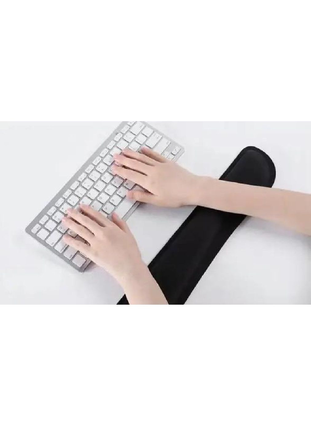 Комплект набір килимків подушечок для підтримки профілактики тунельного синдрому зап'ястя 2 штуки (476862-Prob) Чорний Unbranded (292111603)