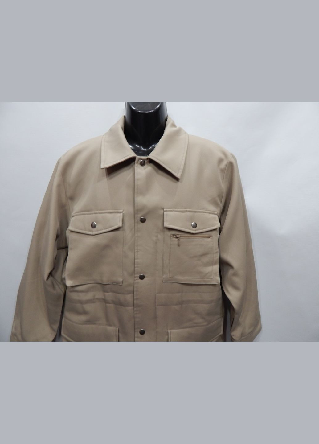 Бежевая демисезонная мужская демисезонная куртка на меху dairiki р. 48 283kmd No Brand