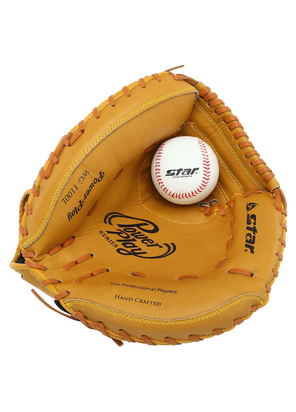 Пастка рукавичка для бейсболу Коричневий (розмір 11,5 дюймів) WG1100L Star (369141877)