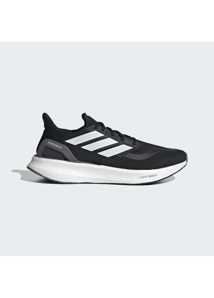Чорні кросівки pureboost 5 running shoes black if9191 демісезон adidas