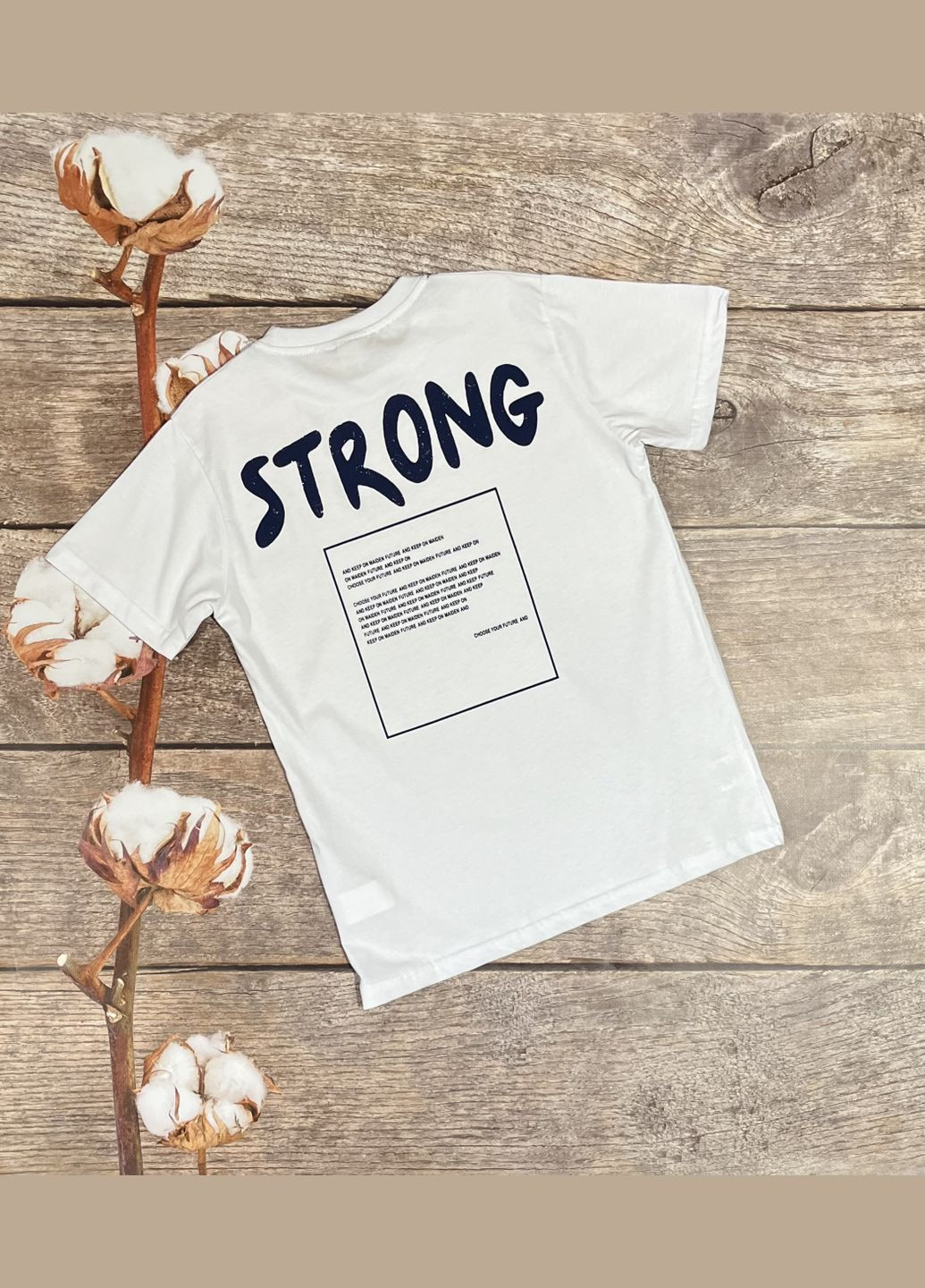 Белая футболка DENIZ