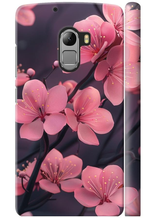 3D пластиковый матовый чехол 'Пурпурная сакура' для Endorphone Lenovo A7010 (346239494)