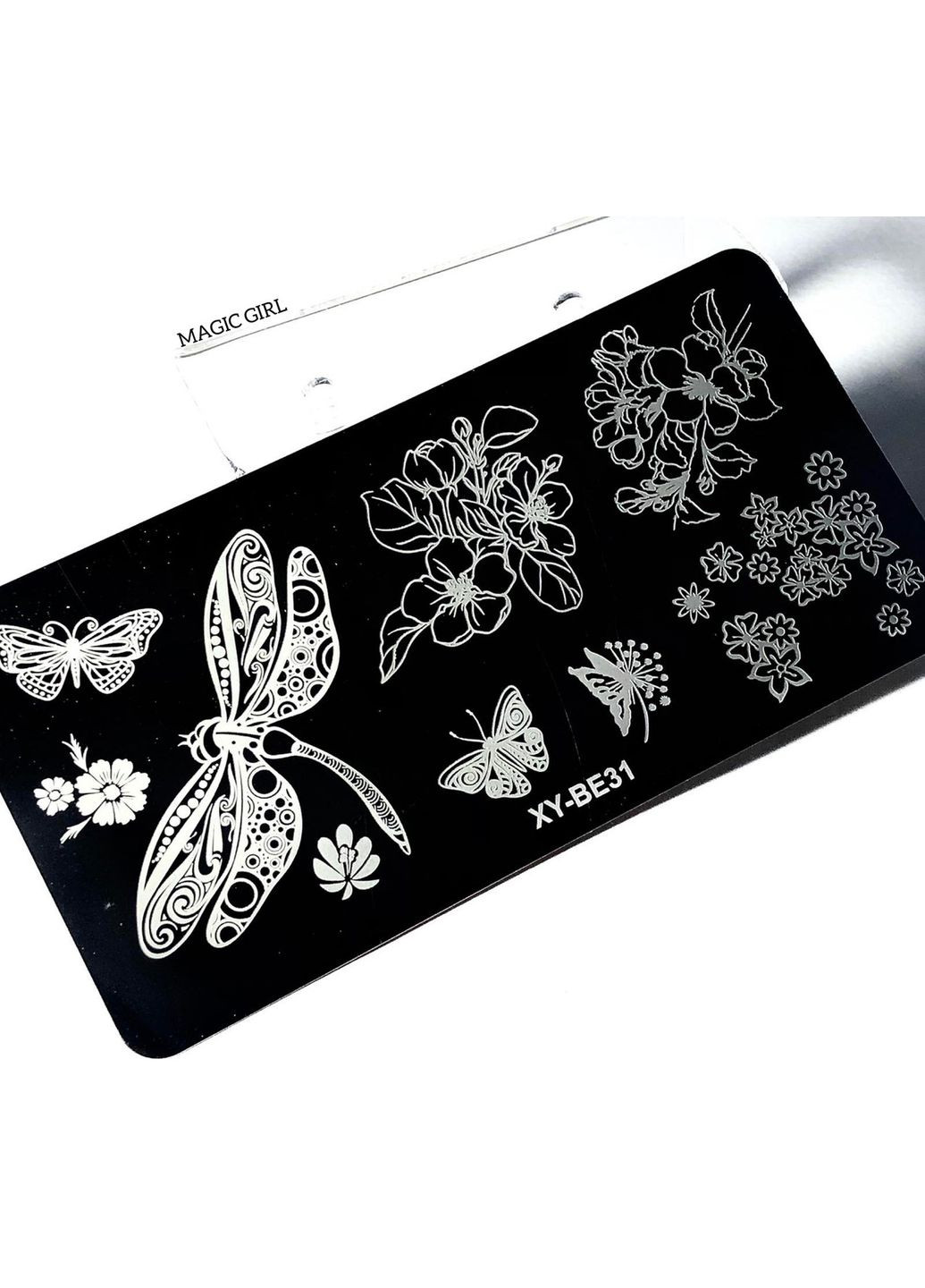 Пластина для стемпінгу метал Ноготок (303357972)