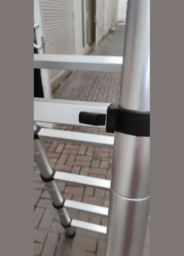 Драбина телескопічна 3.8 м, компактна і легка, з сумкою в комплекті No Brand (316520710)