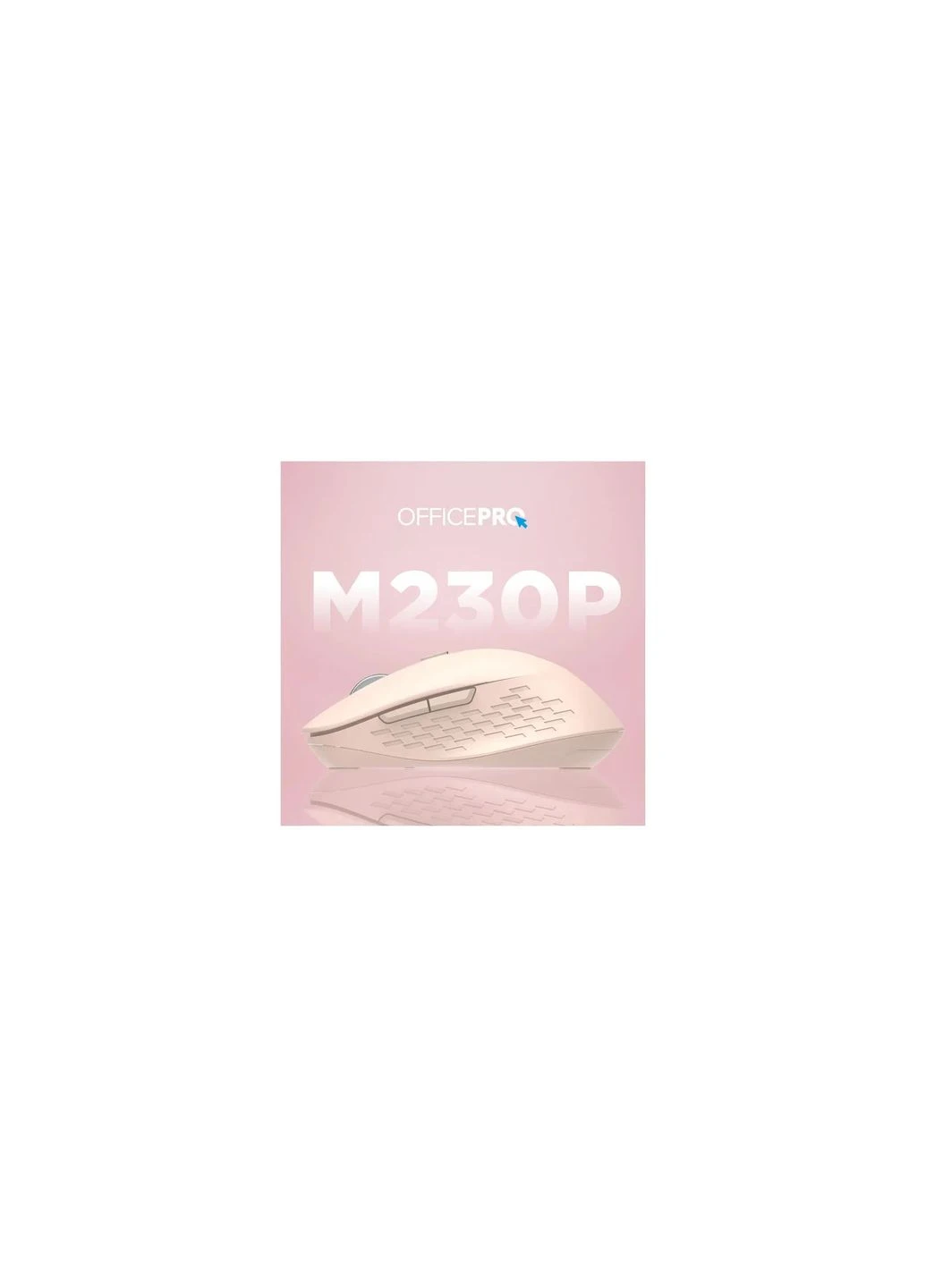 Мишка (M230P) OfficePro M230P Silent Click Wireless/Bluetooth Pink (316223224)