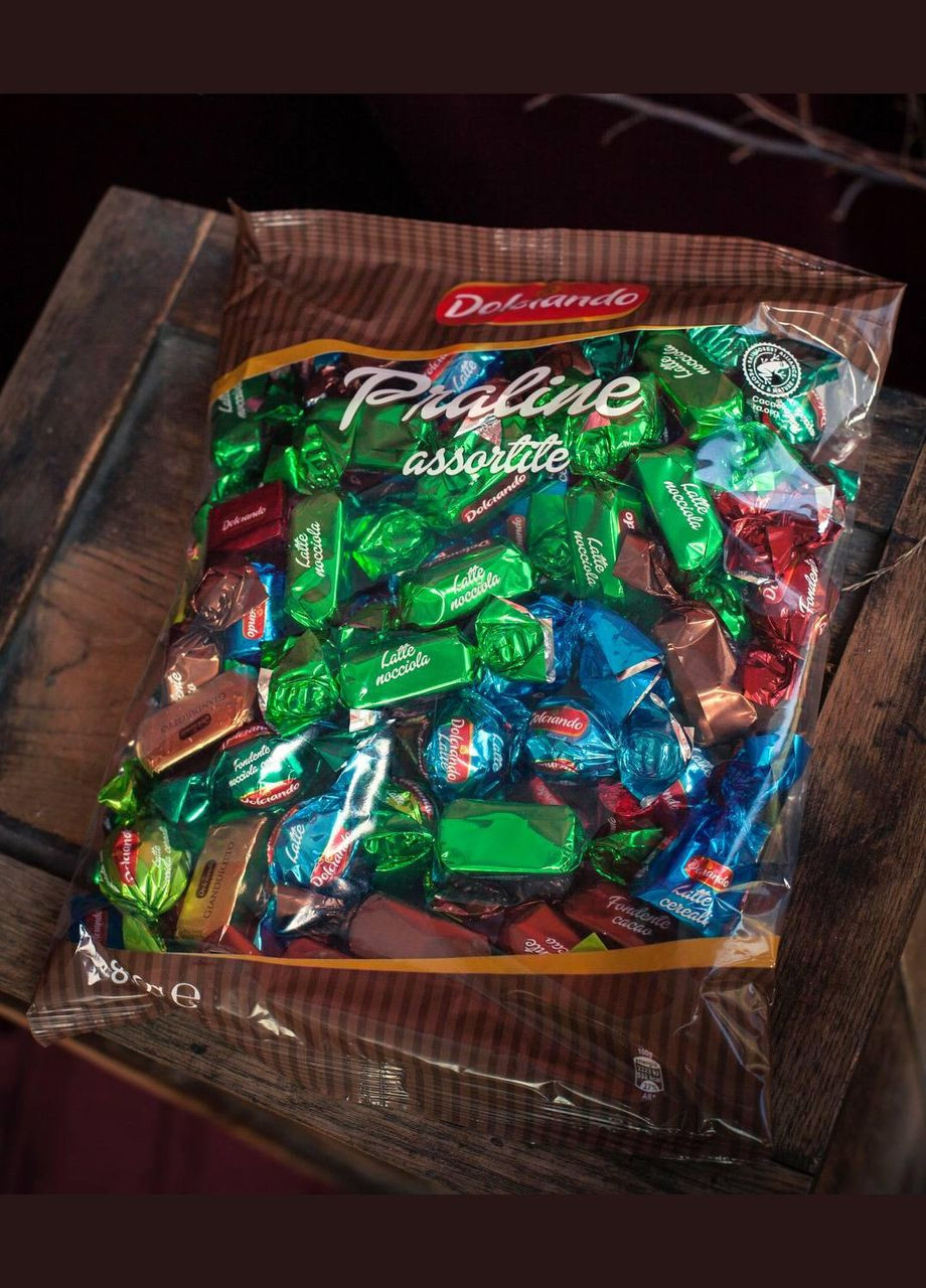 Шоколадные конфеты 🍬 "praline assortite". 850 гр. Италия. Dolciando (346049759)