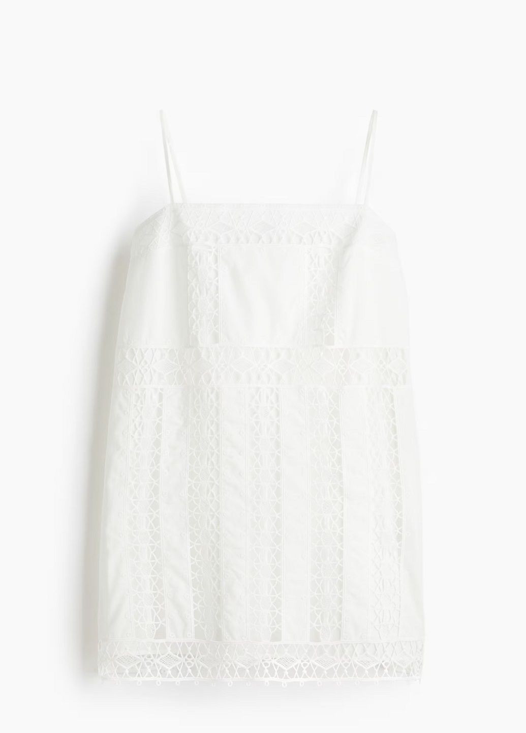 Білий кежуал сукня H&M з орнаментом