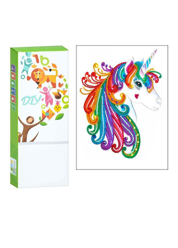 Дитячий набір для творчості Алмазна мозаїка "Єдиноріг" ST001 No Brand (354760693)