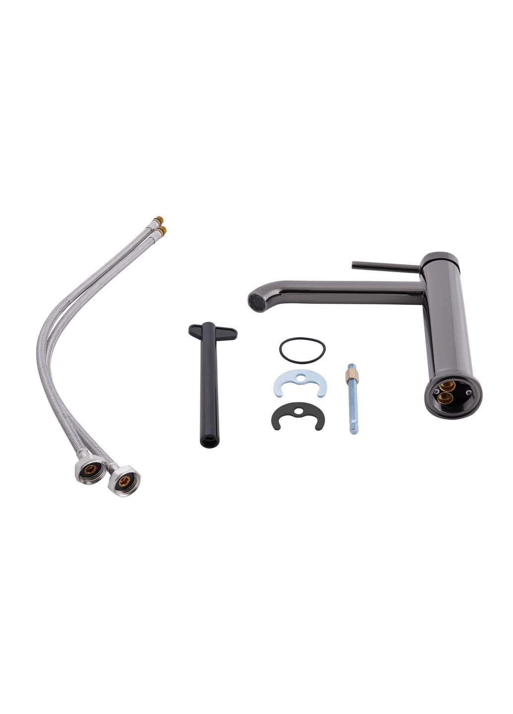 Змішувач для раковини Robin QTROB1060M102K Black Chrome Qtap 1060M102K (320772877)