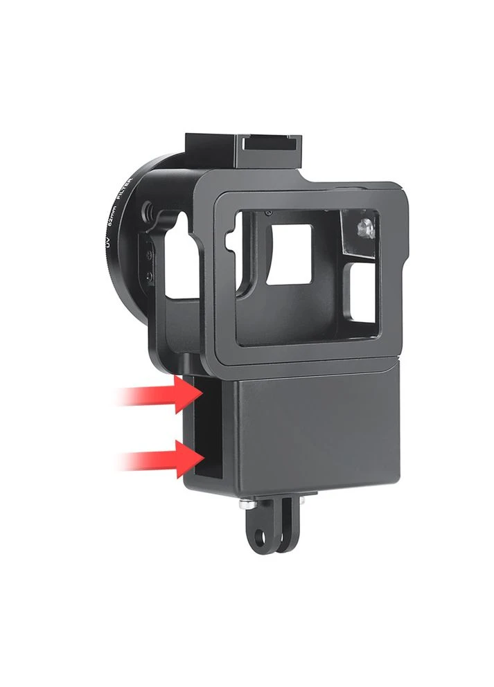 Рамка XTGP539 с отсеком для адаптера микрофона GoPro Hero5/6/7, алюминий, вес 231 г Shoot (395901836)