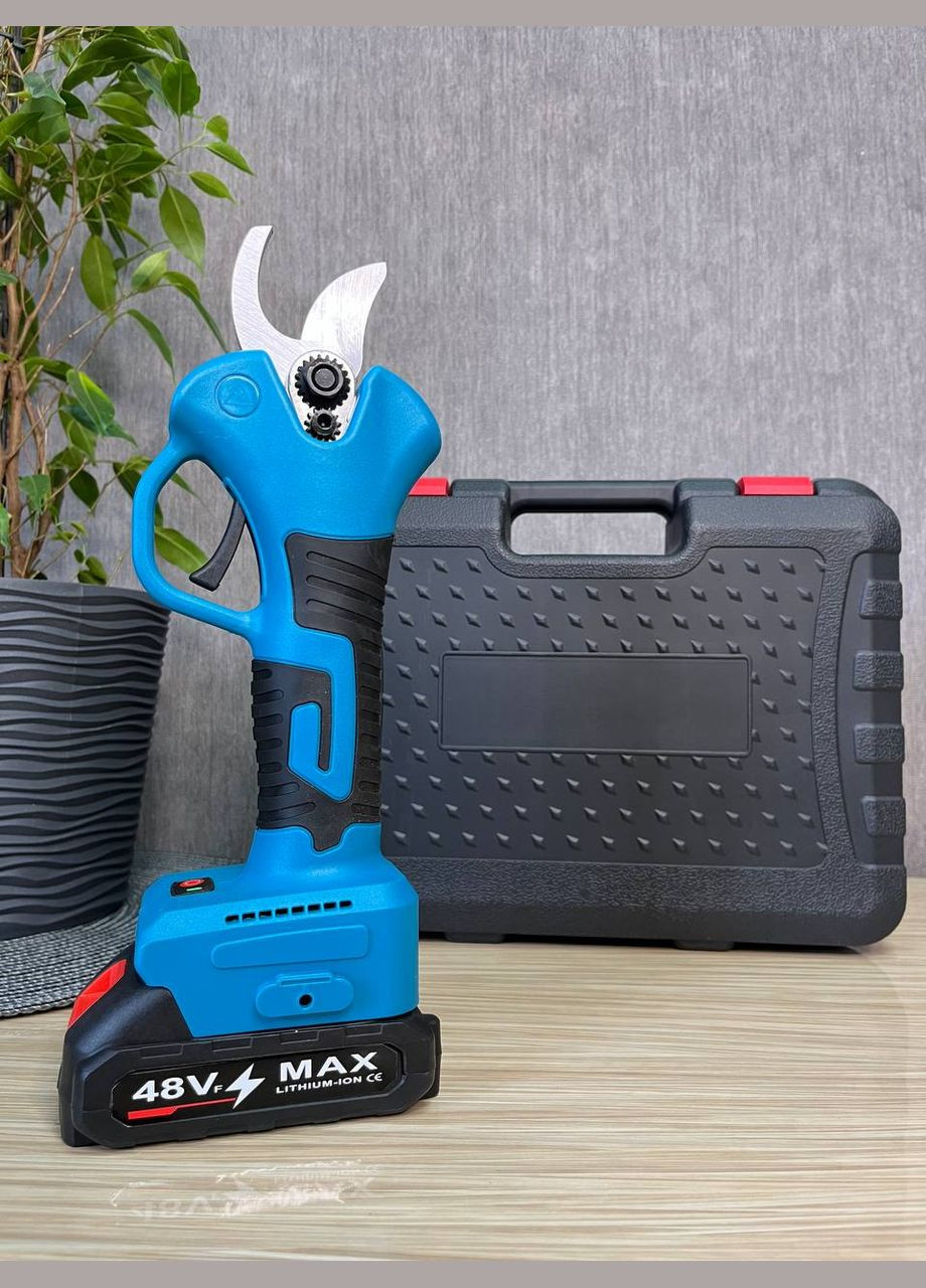 Садовий секатор акумуляторний для дерев 48v 2 АКБ Lucky Day Shop (335053288)
