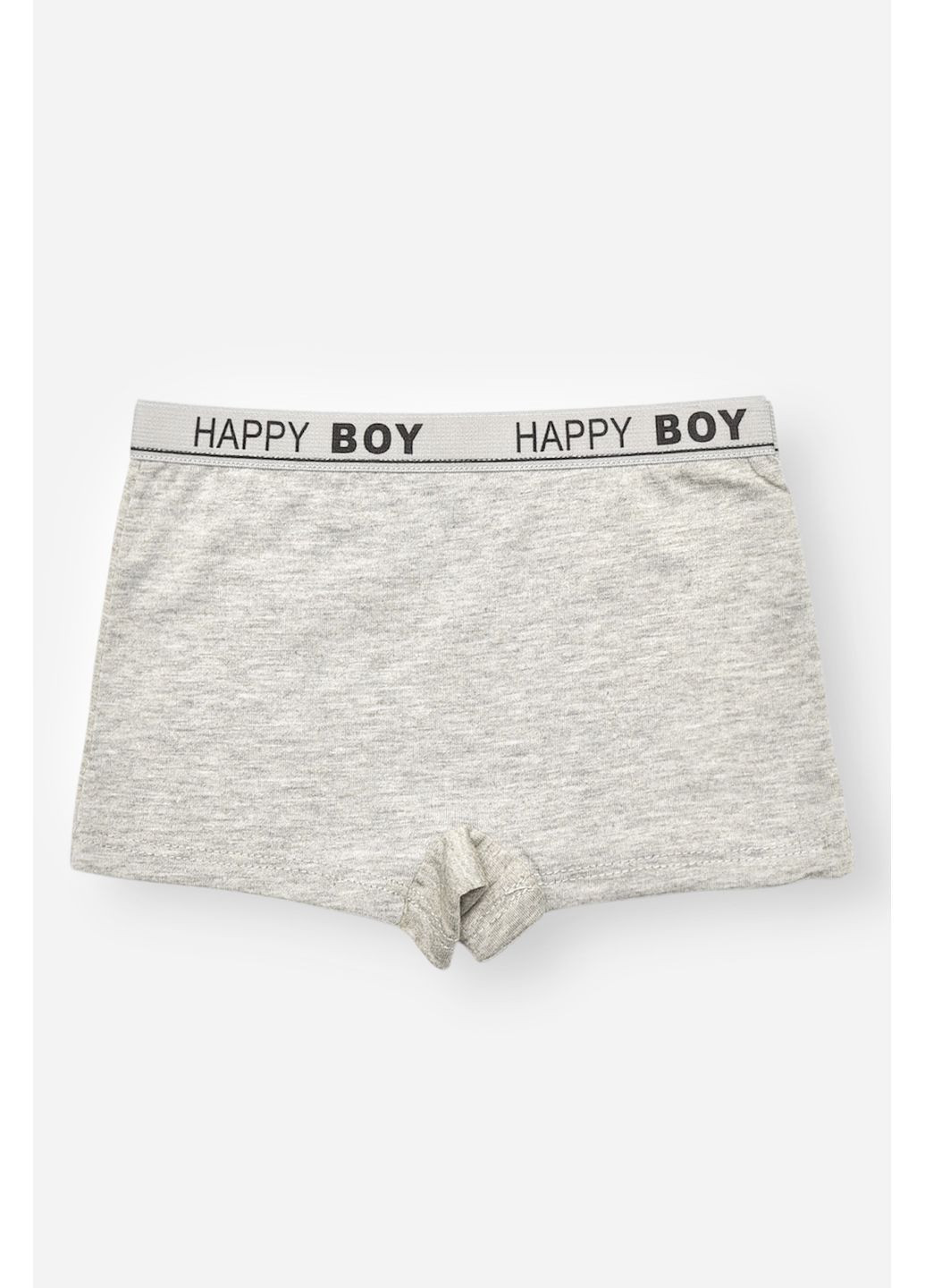Боксери дитячі для хлопчика сірого кольору з принтом Let's Shop (370212141)