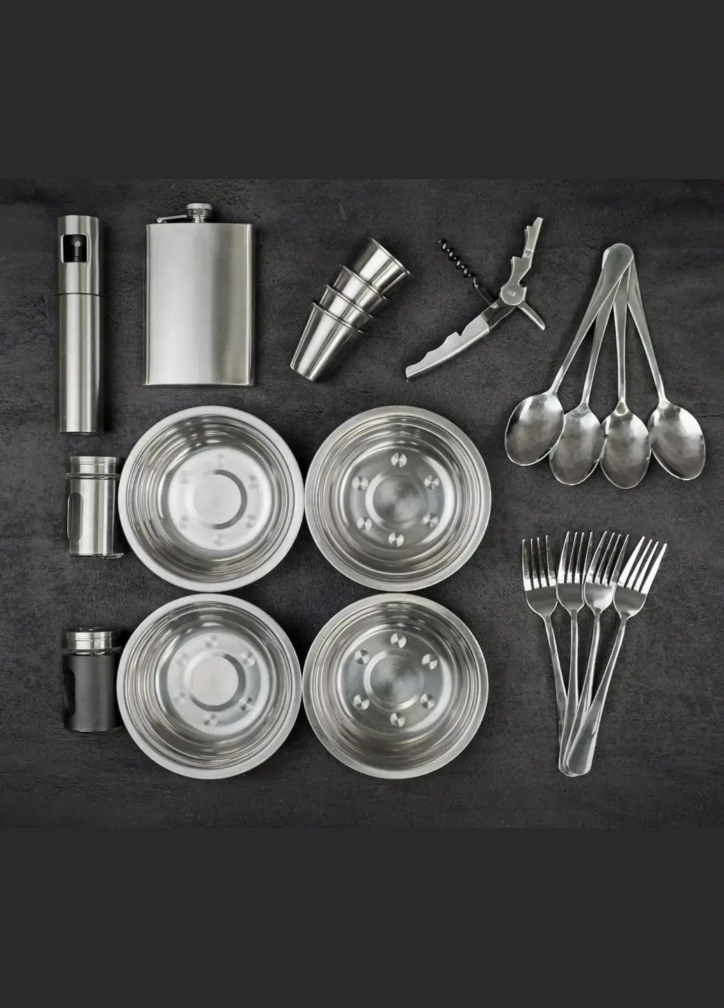 Подарочный набор для гриля барбекю и мангала в деревянном кейсе – 39 предметов | Нержавеющая сталь Handmade WC-013 (347291589)