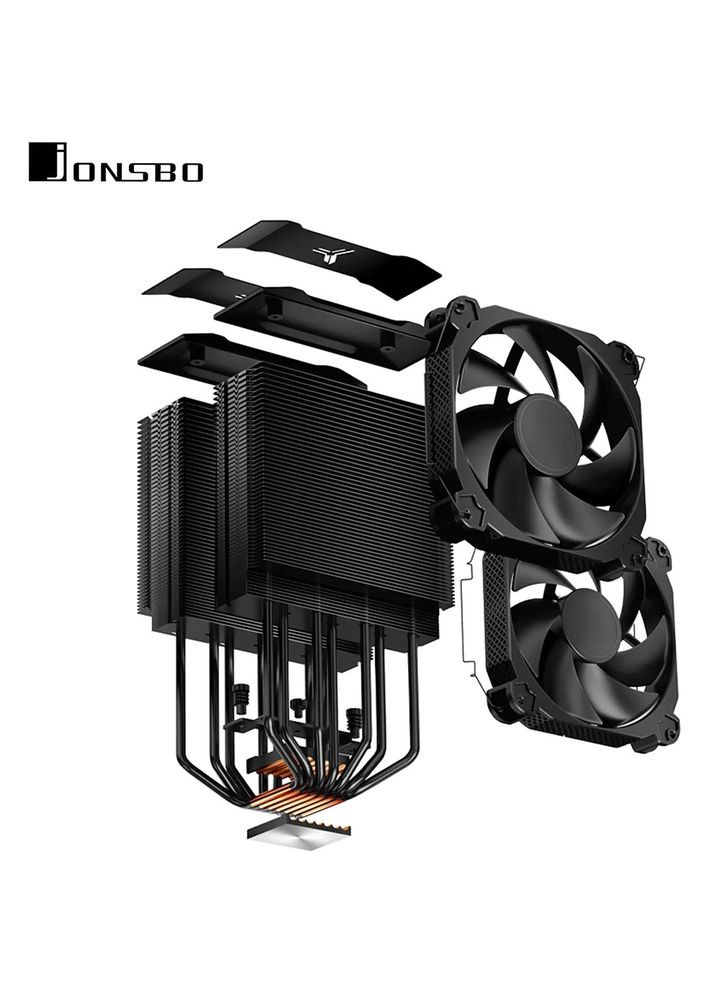 Кулер процесорний HX7280 Black 140mm Jonsbo (322031230)
