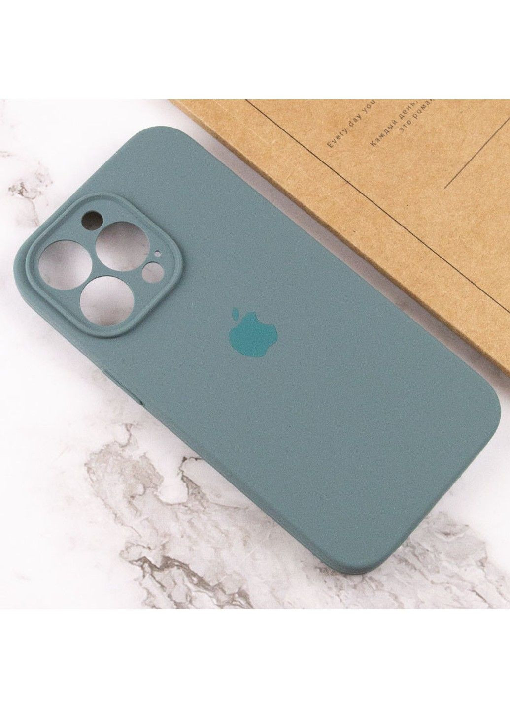 Чехол Silicone Case Full Camera Protective (AA) для Apple iPhone 15 Pro (6.1") Epik (291881451)