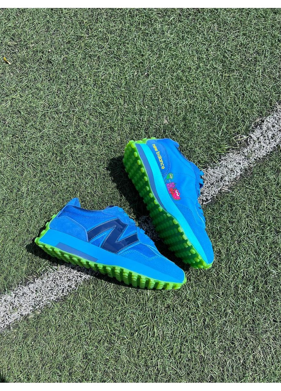 КРОСІВКИ ЖІНОЧІ NEW BALANCE 327 TOTAL BLUE НЬЮ БЕЛАНС 327 No Brand блакитні демісезони (367175889)