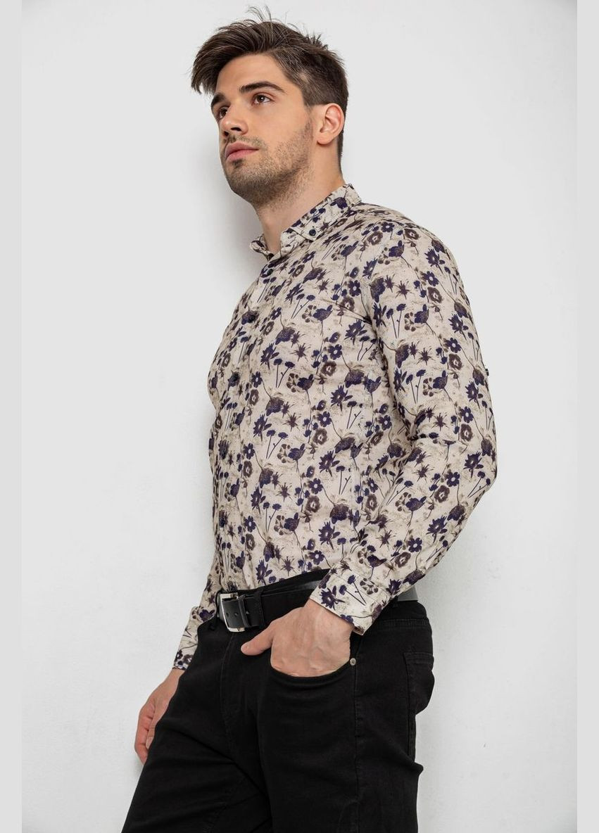 Сорочка чоловіча з принтом Ager 214R1046 (340918187)