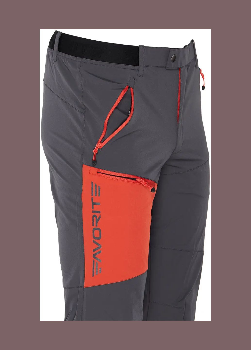 Комбинированные демисезонные брюки Favorite