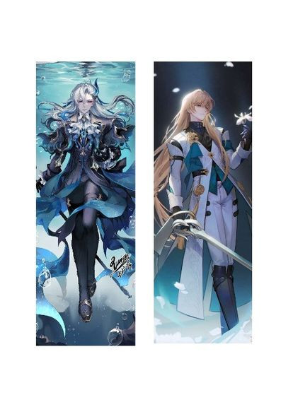 Дакімакура 150х50 см Лоча Хонкай Luocha Honkai Star Rail Подушка з наволочкою двостороння Viva (346057949)