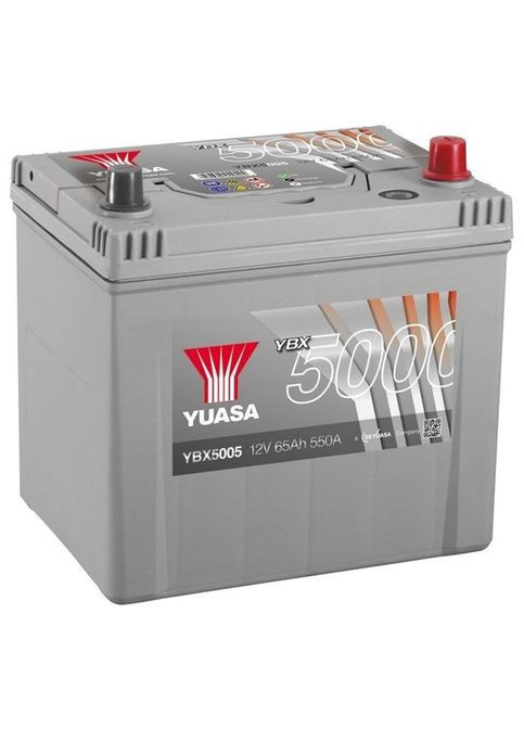 Автомобильный аккумулятор (YBX5005) Yuasa 12V 65Ah Silver High Performance Battery (366180849)