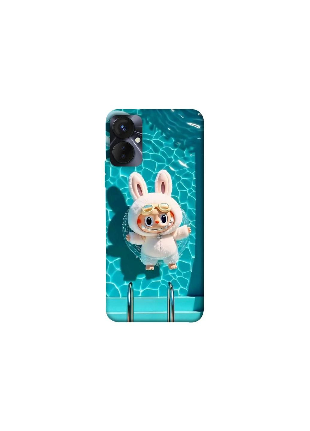 Чохол на TECNO Spark 9 Pro (KH7n) Labubu in the pool ver.2 Frontalka (354183888)