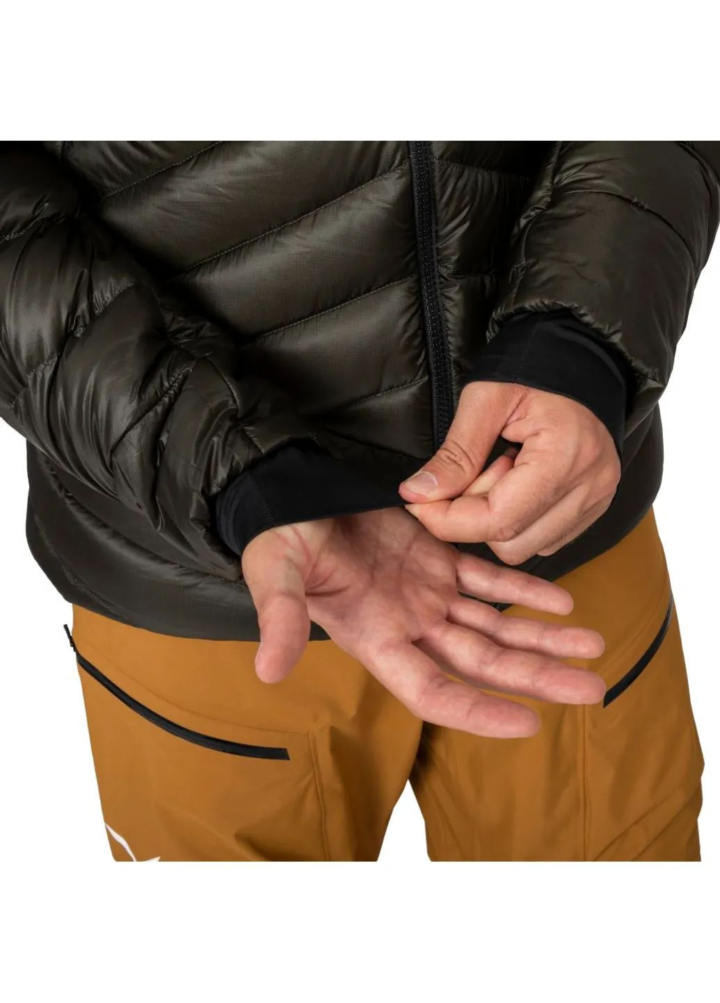 Чорна демісезонна куртка ortles med 3 rds dwn mns Salewa