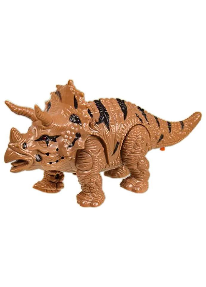 Інтерактивна іграшка Динозавр 111D ходить зі звуком Коричневий Bambi (334142410)