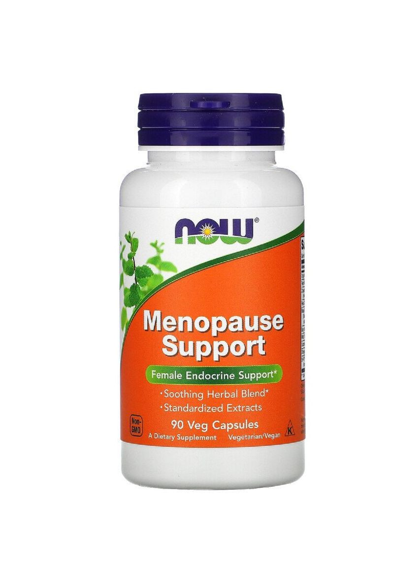 Менопауза, Трав'яний Комплекс, Menopause Support,, 90 вегетаріанських капсул Now Foods (326055546)