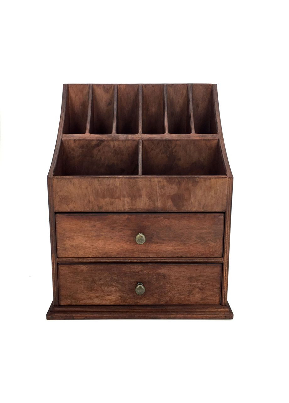 Органайзер настільний з дерева Кресмонт капучино (КНЦ-006109) No Brand (328225929)