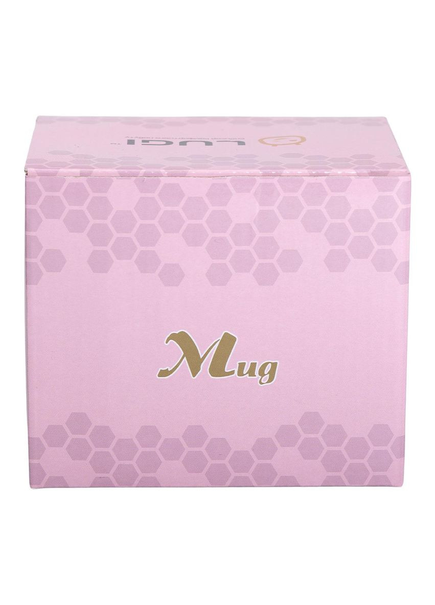 Чашка фарфоровая с золотым ободком и золотой ручкой 420 (мл) кружка Серая RX-N240629G Liling Rongxiang Ceramic (370973997)