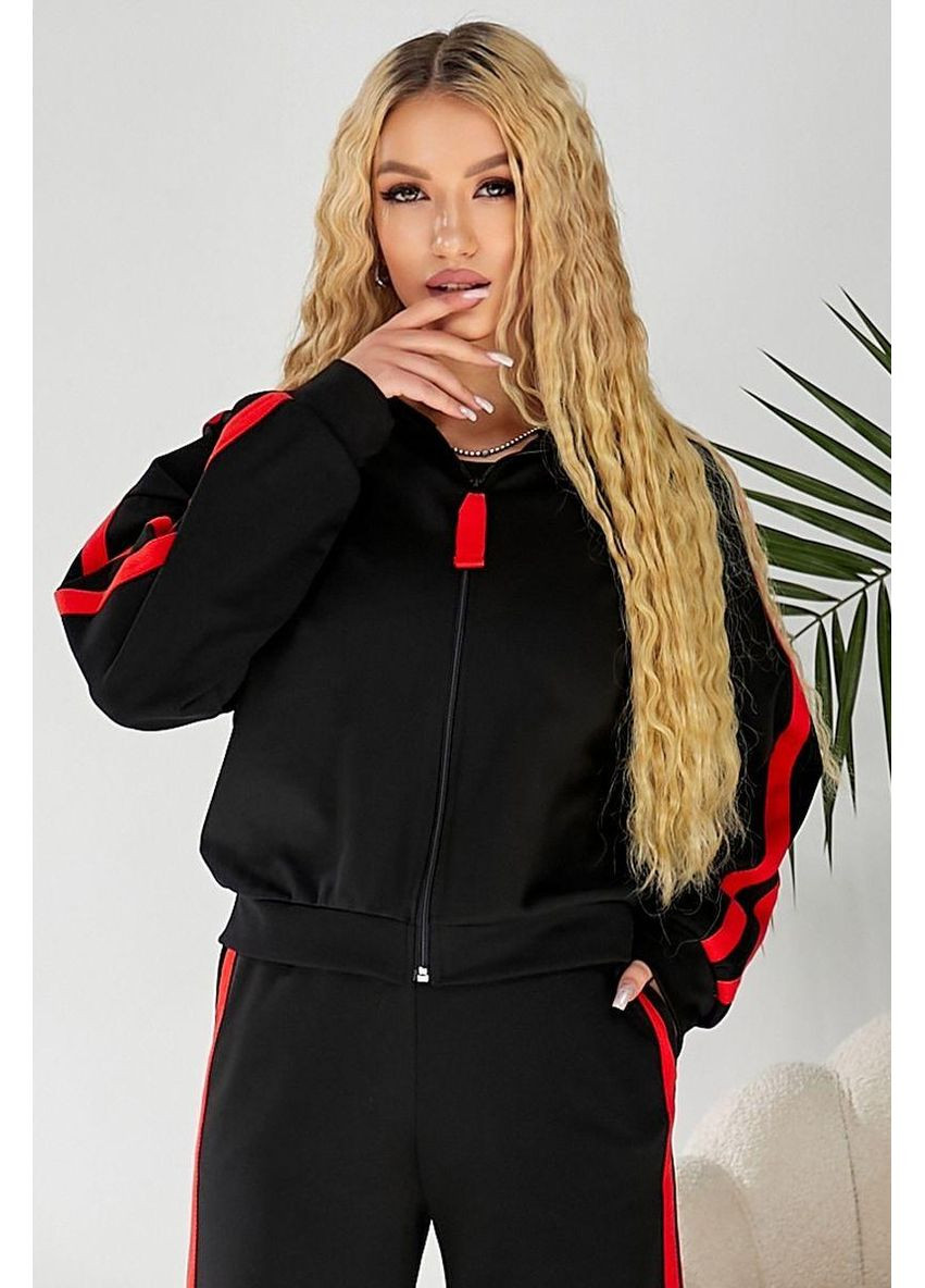 Спортивный костюм женский, цвет черный, 257R331 Ager (364503975)