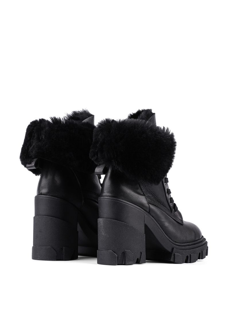 Жіночі Черевики 23KB-1065-1 Чорний Шкіра Attizzare (261240343)