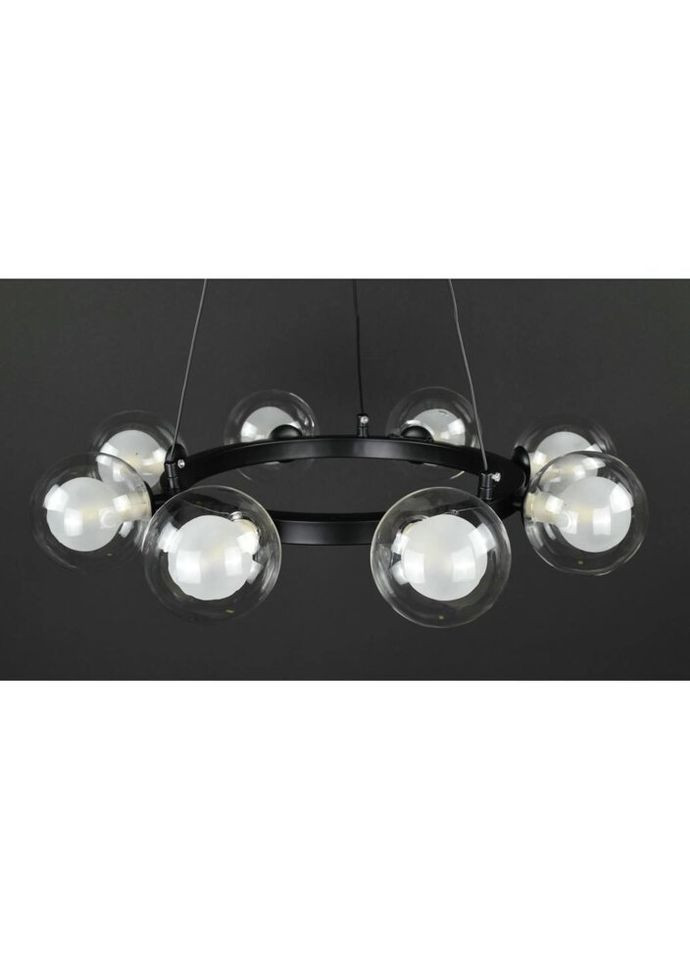 Люстра подвесная на 8 лампочек 27914 Черный 25-130х54х54 см. Sunnysky (335975239)