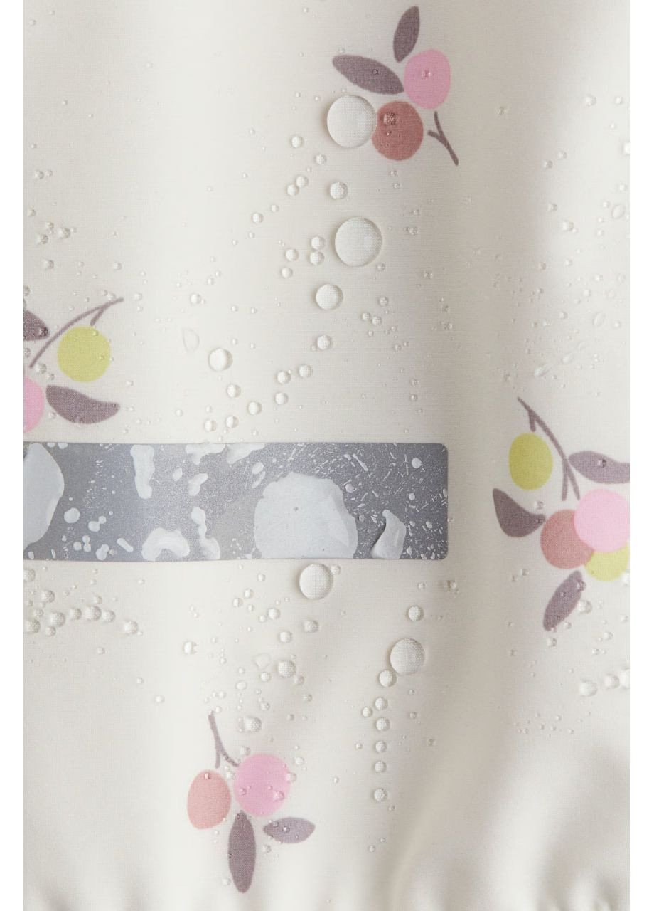 Молочная демисезонная ✅ детская куртка — полная защита от дождя и ветра H&M вітровка