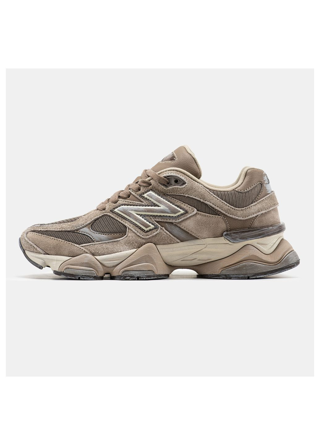 Коричневые всесезонные кроссовки brown, вьетнам New Balance 9060