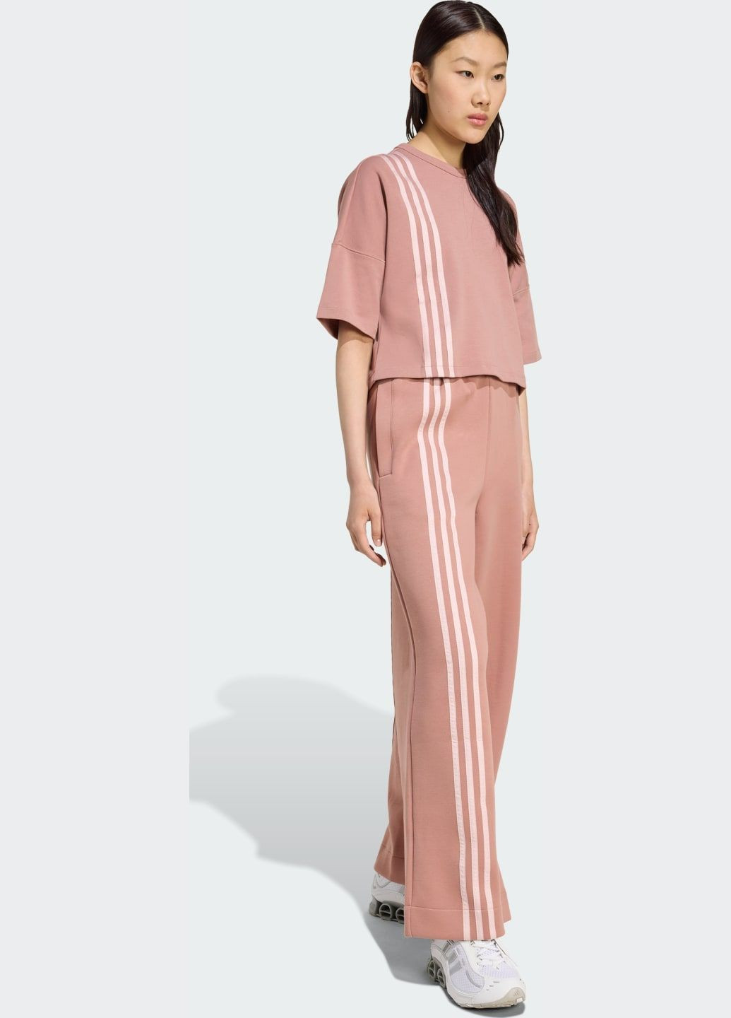 Спортивные брюки Off Placed 3-Stripes Wide adidas (353690569)