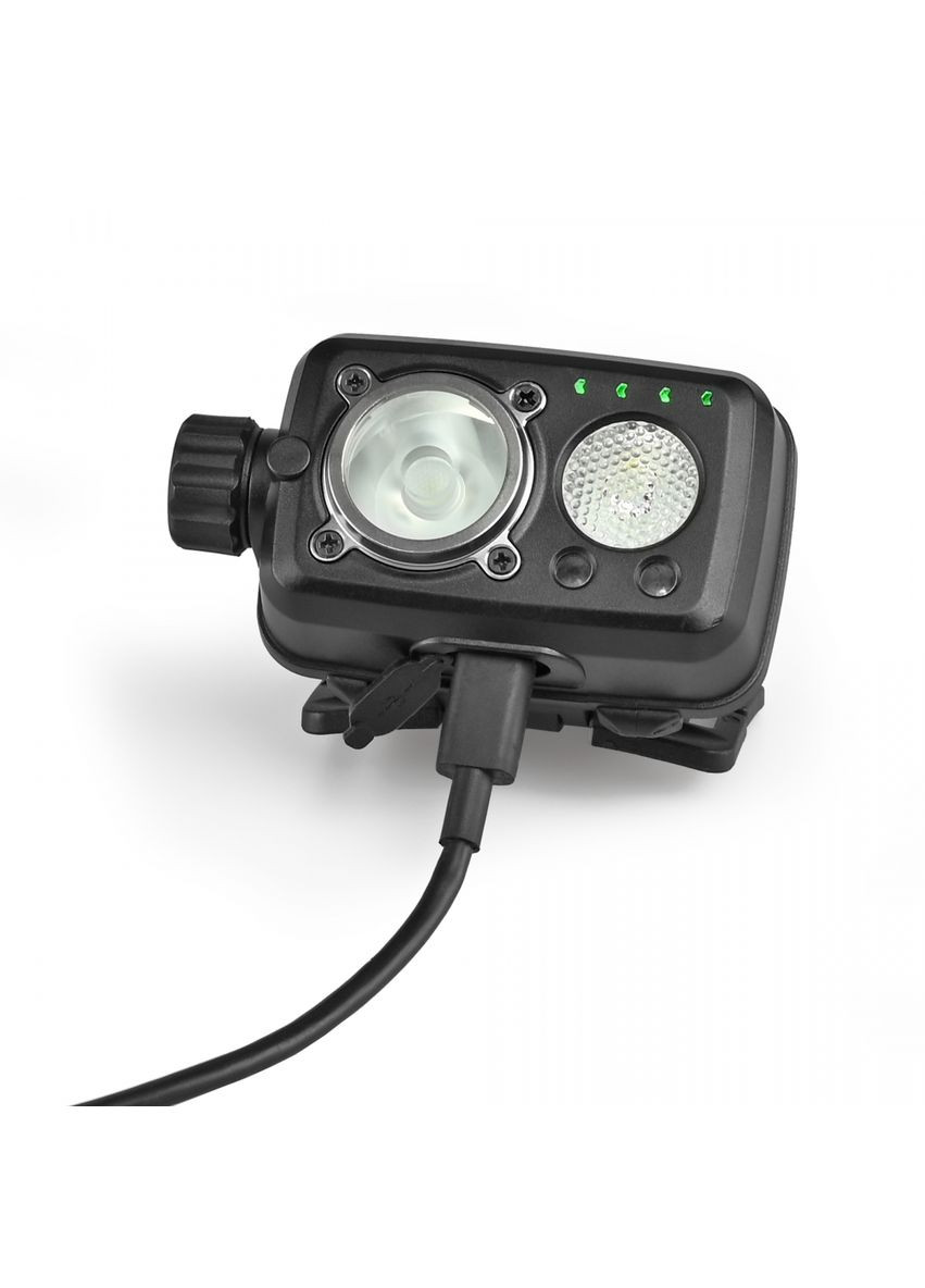 Налобний ліхтарик VLF-H189 600Lm 5000K до 185м, 8 режимів роботи, з червоним світлом Videx (349821324)