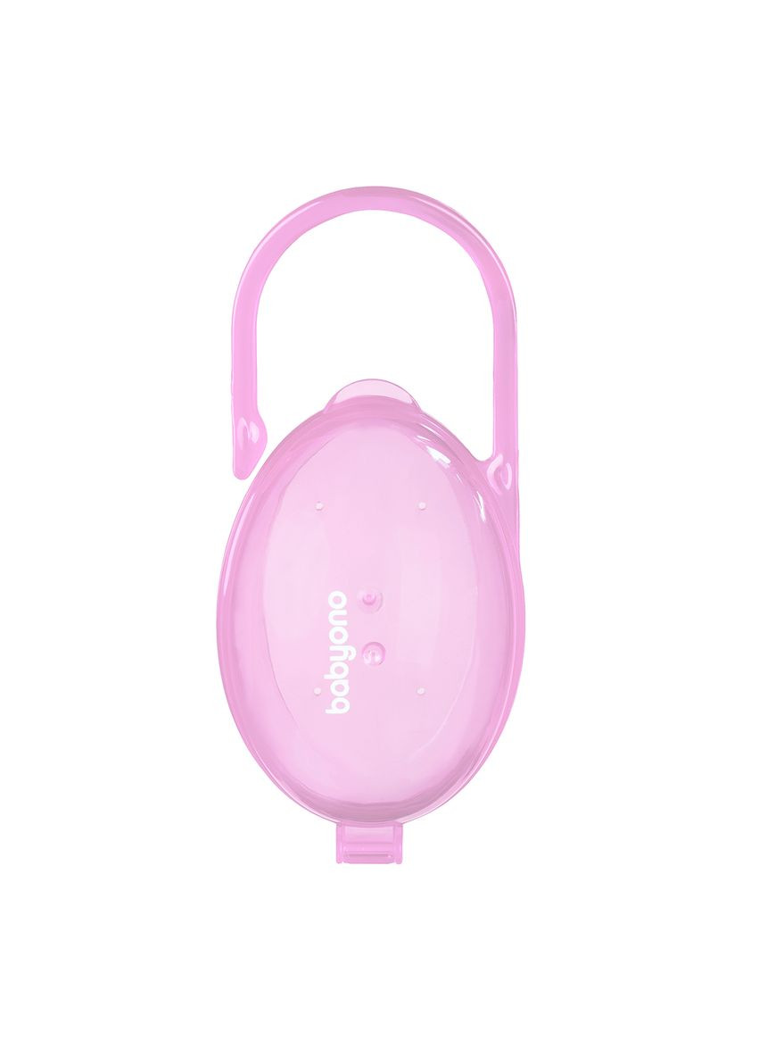 Футлярконтейнер для пустышки полупрозрачный Розовые BabyOno (280941663)