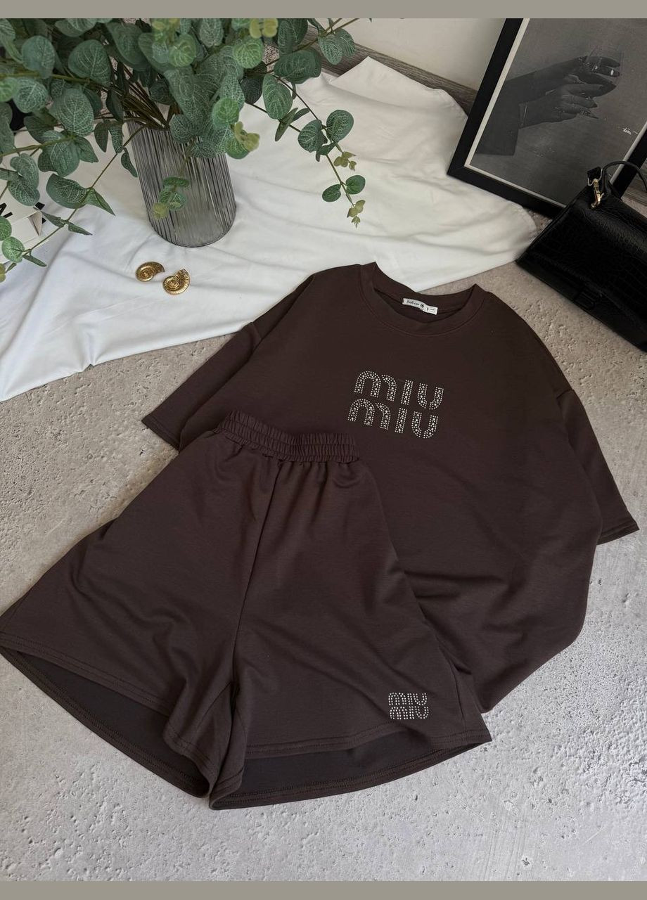 Женский костюм футболка + шорты Style Point (333655862)