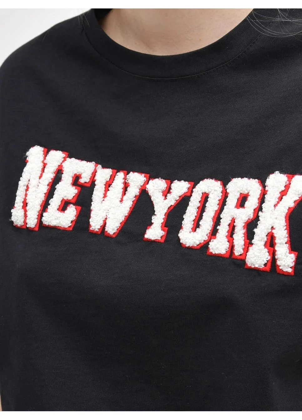 Футболка женская Standart с надписью New York CRC 57934 - (392139374)