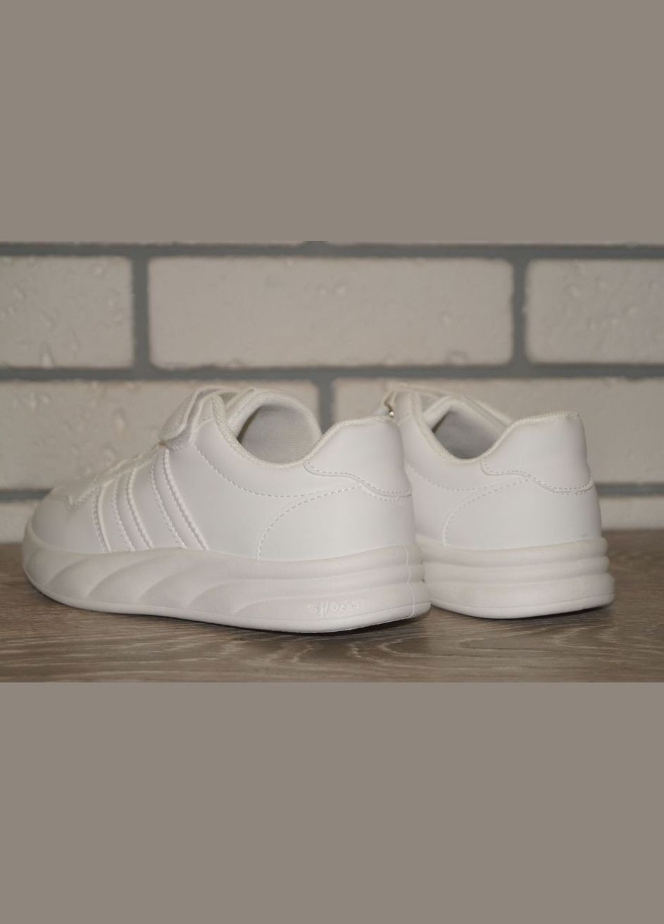 Білі осінні кросівки демісезонні для дівчинки білі XIFA