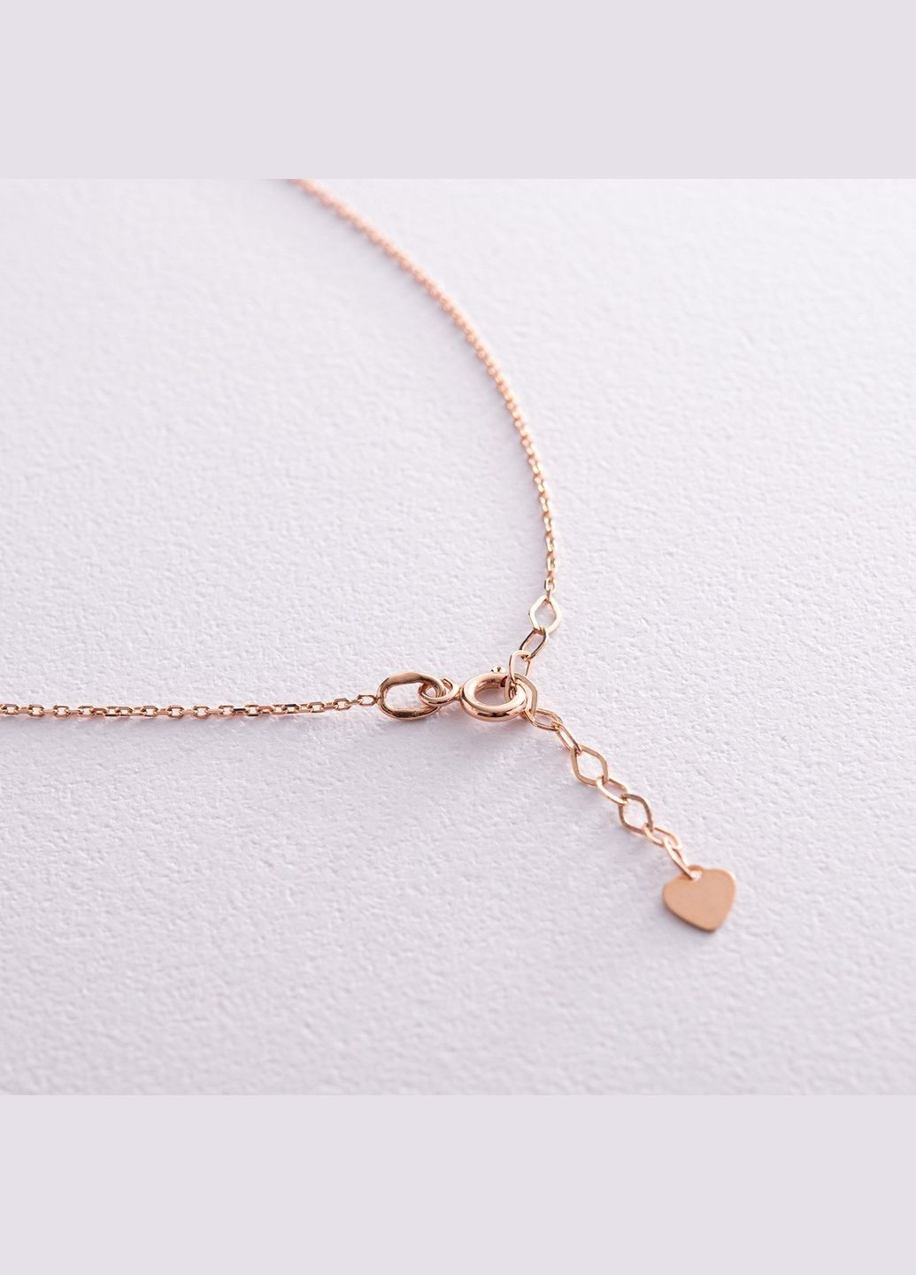 Двойное колье Шарики в красном золоте кол02346 41 Oniks (264393076)