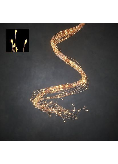 Гірлянда Охапка струн Luca Lighting 3м теплий білий світлодіодна для дому та вулиці прикраса інтер'єру ProDobro (367266518)