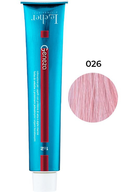Крем-фарба для волосся Geneza 026, 100 мл LeCher Professional (356177472)