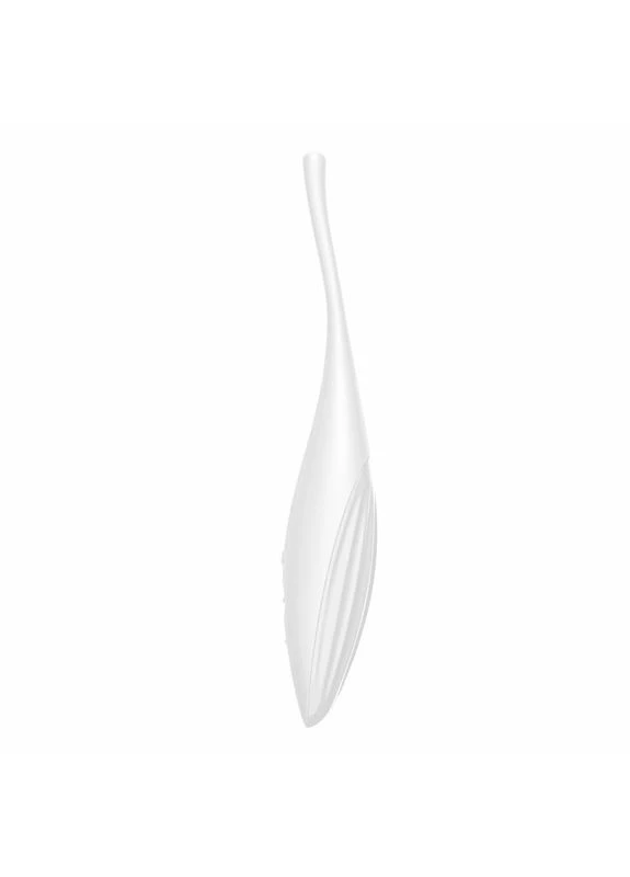Стимулятор клітора Twirling Joy, 18 см (білий) Satisfyer (374623277)