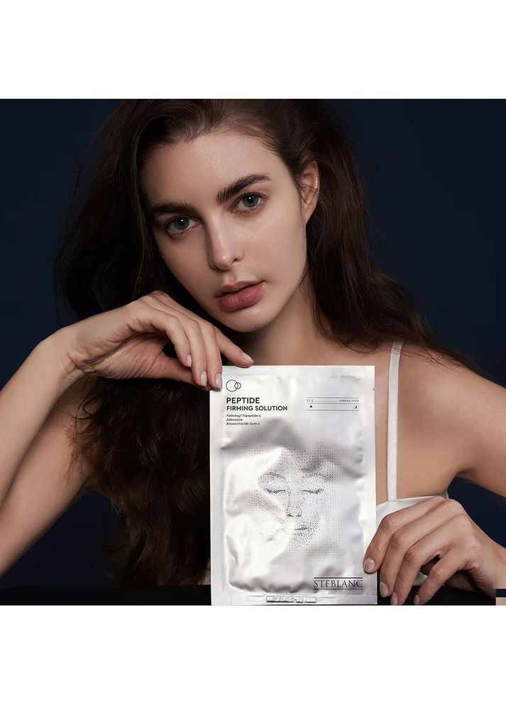 Тканинна маска для обличчя Peptide Firming Solution Зміцнююча з пептидами, 25 г Steblanc (348057238)