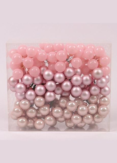 Кульки скляні D 2,5 см 144 шт. (44638) Flora (311201230)